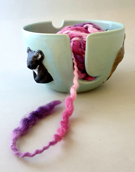 Yarn bowl....Aussie Animals