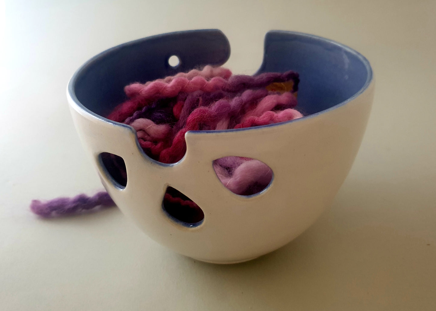 Yarn bowl....blue 1