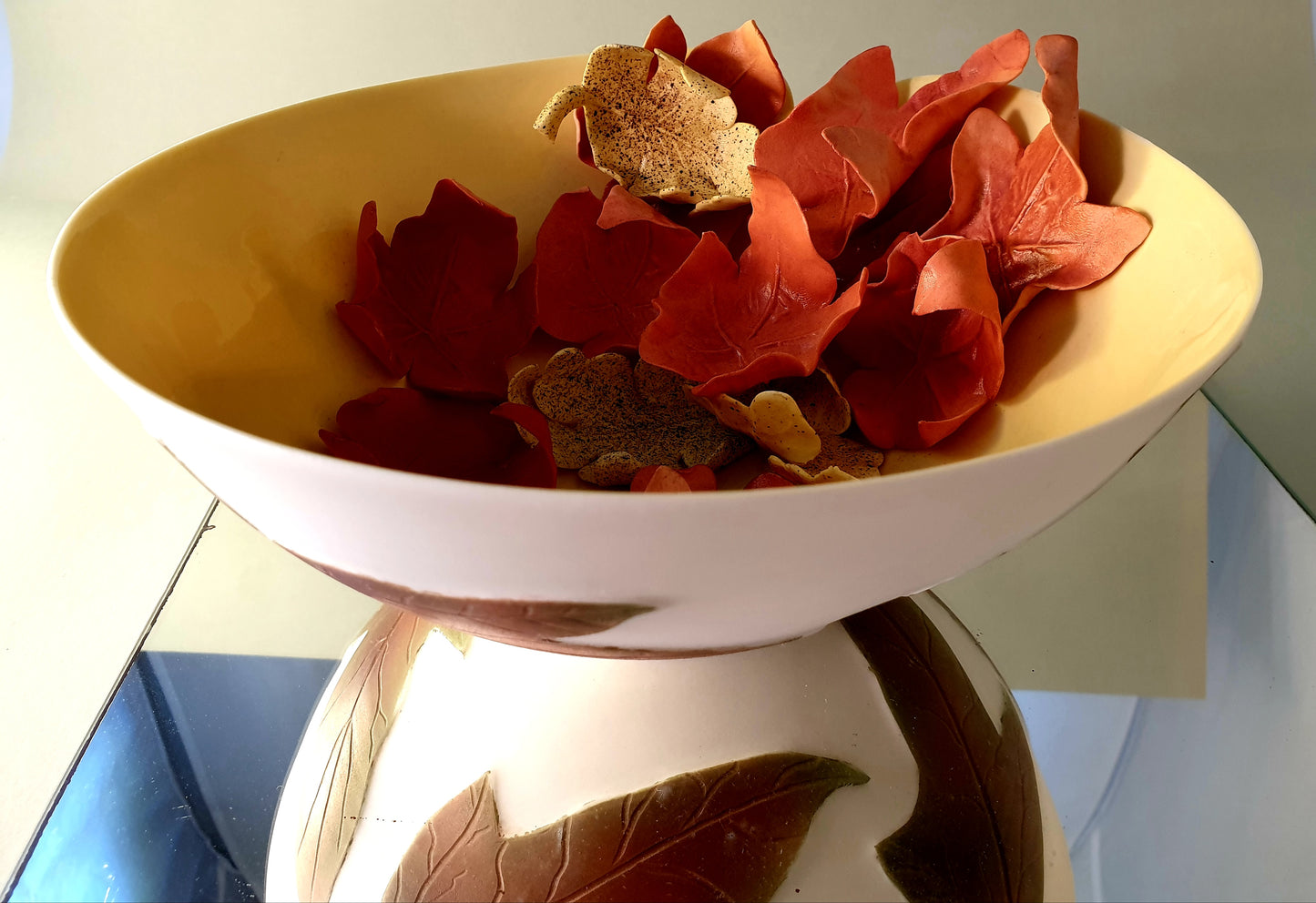 Porcelain "Autumn leaves" bowl 3