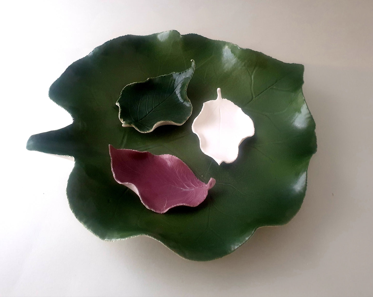 Porcelain "Springtime leaves"