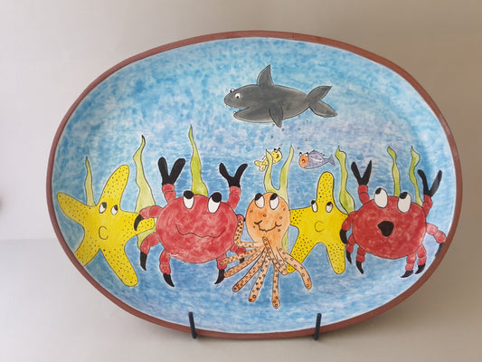 "Baby Shark" platter