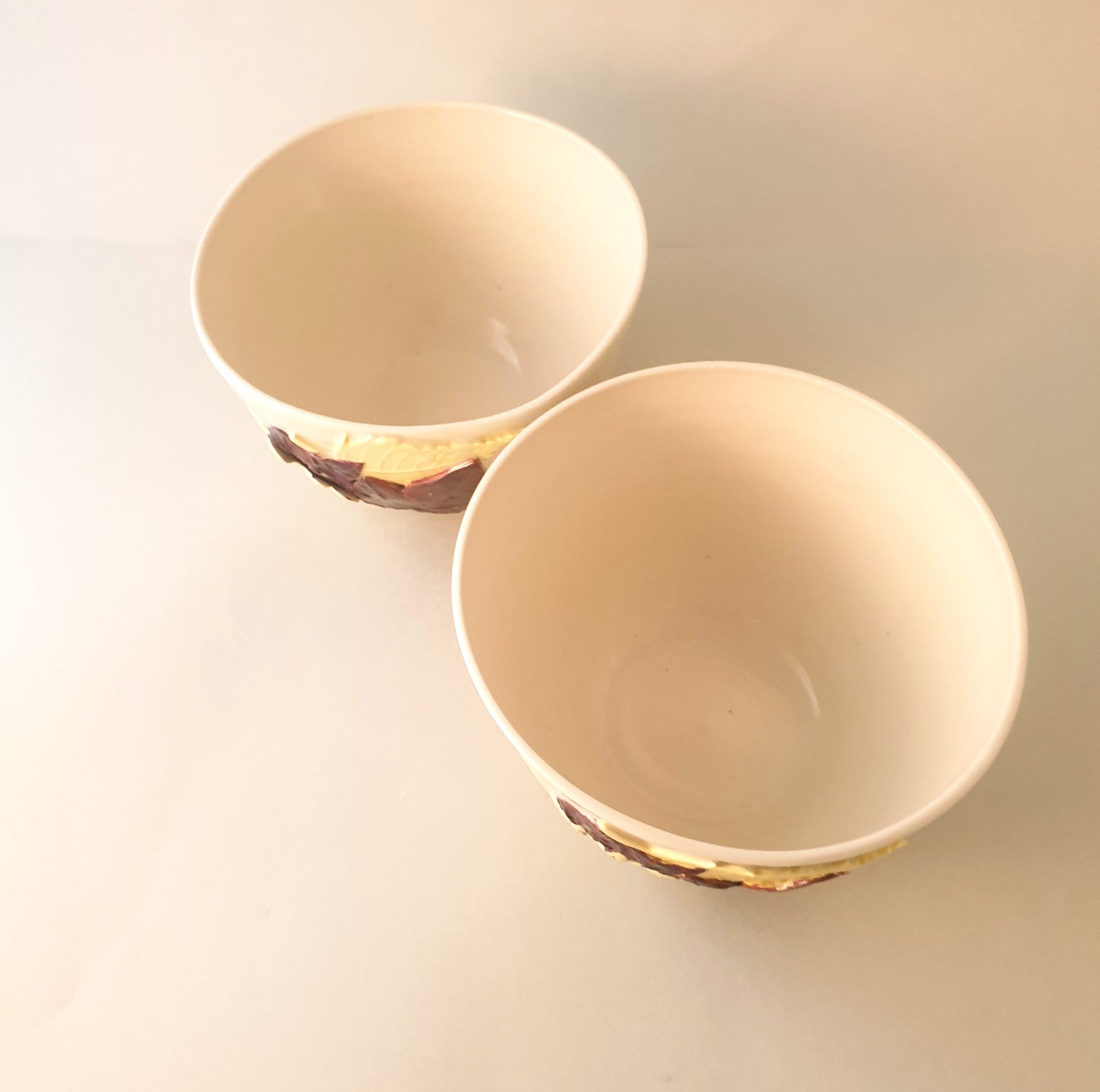 Stoneware Leaf bowls