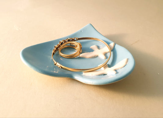 Heart shaped dish for rings/jewellery