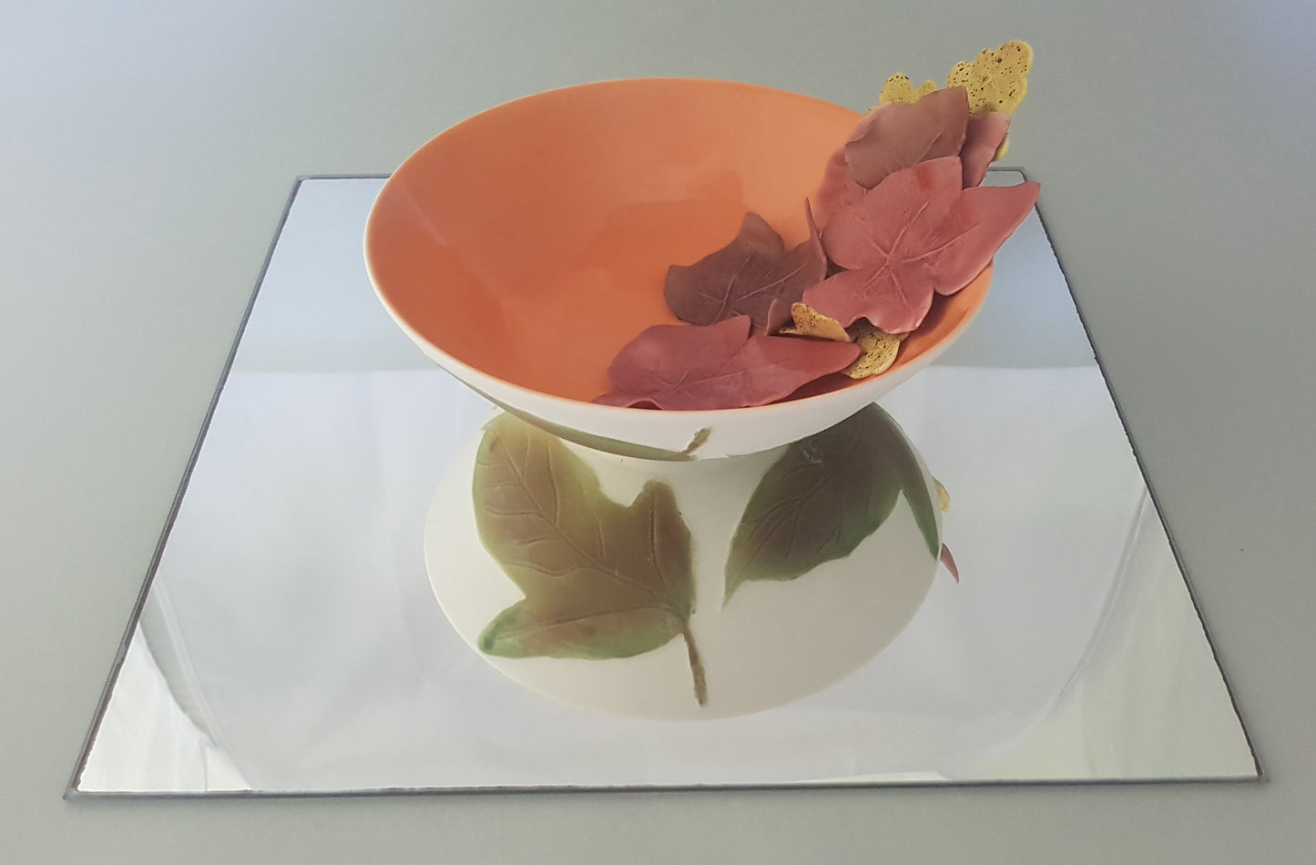 Porcelain "Autumn leaves" bowl 2