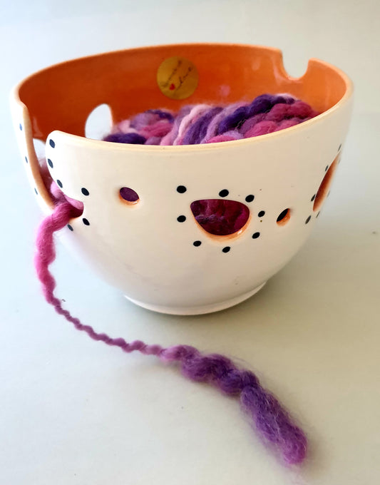 Yarn bowl....Orange 1