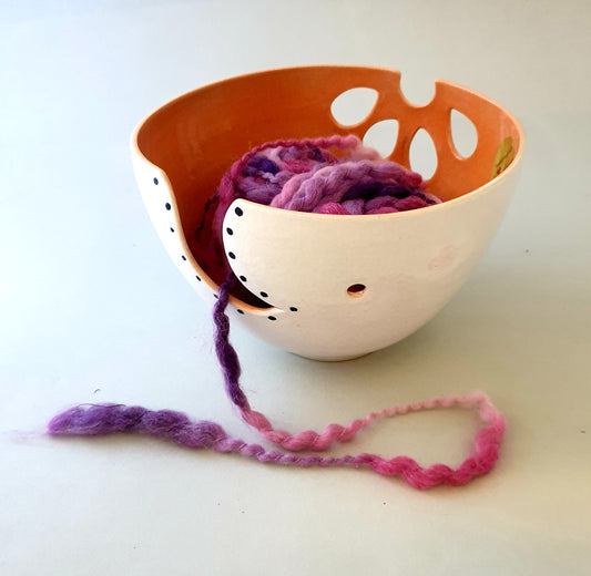 Yarn bowl....Orange 2.