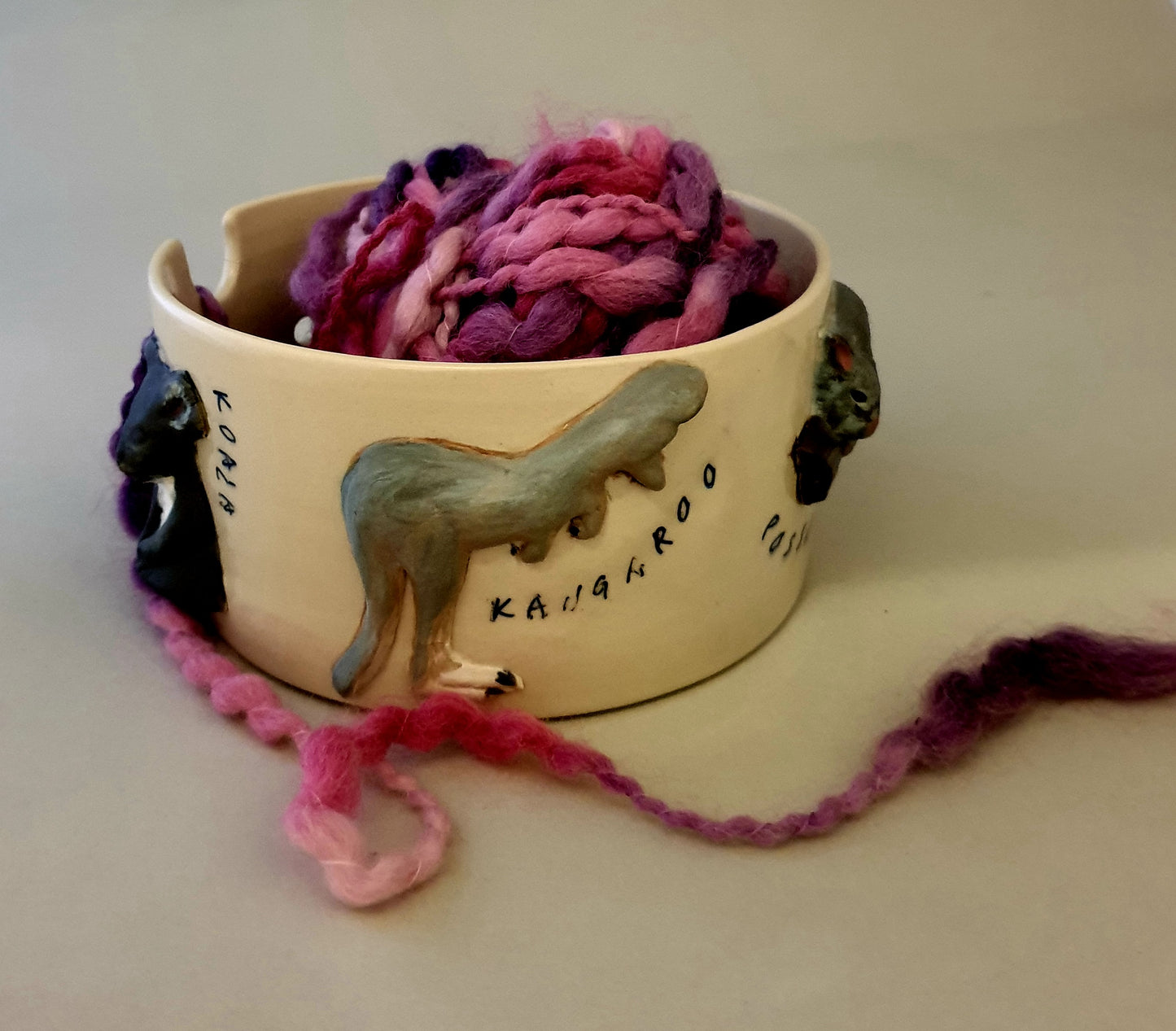 Yarn bowl...Aussie Natives